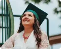 Image of a student graduating