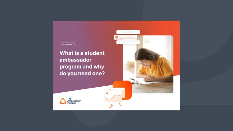 What is a student ambassador program and why do you need one?